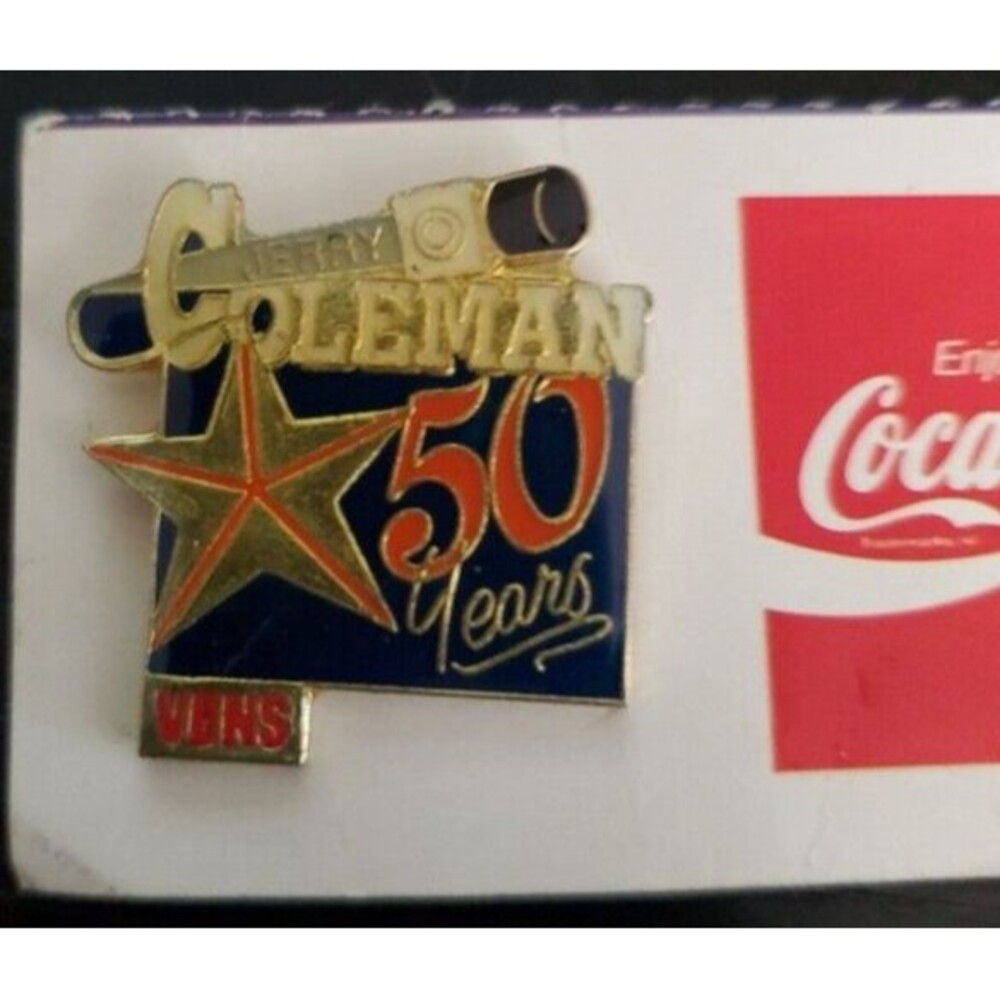Jerry Coleman San Diego Padres SGA Pin Hall Of Fame 50 Years Limited Edition HOF